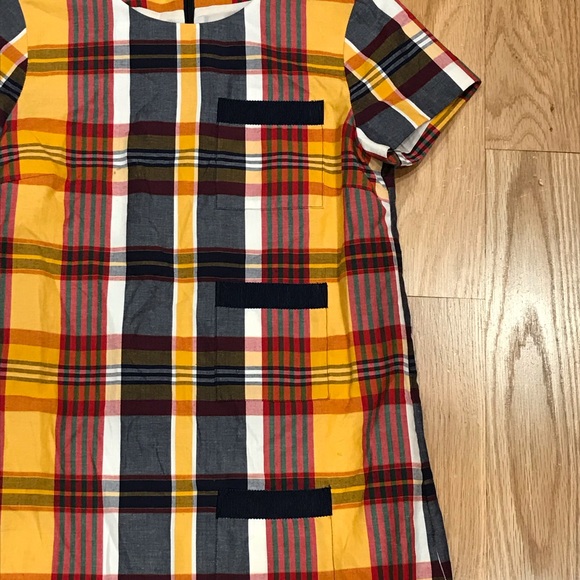 Brooks Brothers Black Fleece Plaid Shift Dress - FIRM - Picture 2 of 7